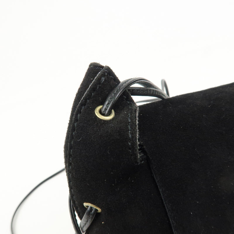 Gucci Suede Leather Heart Shoulder