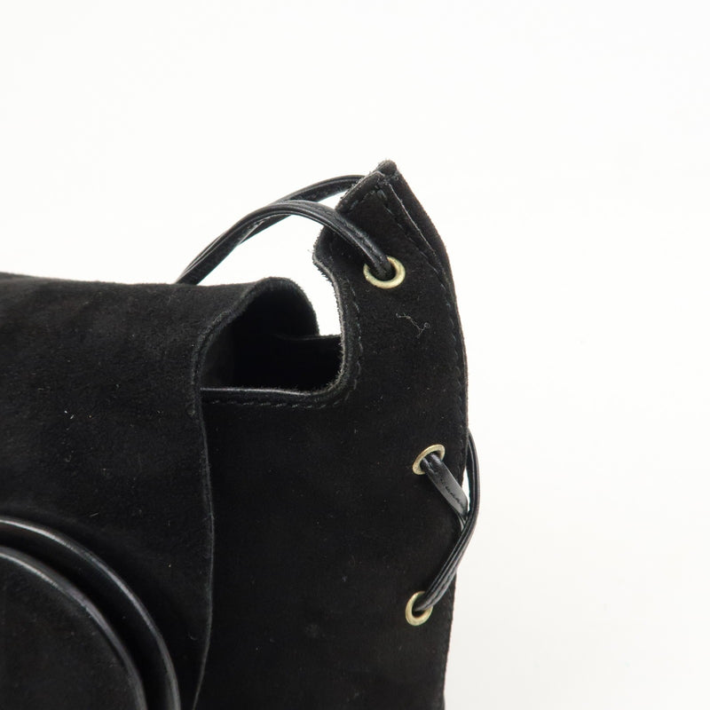 Gucci Suede Leather Heart Shoulder