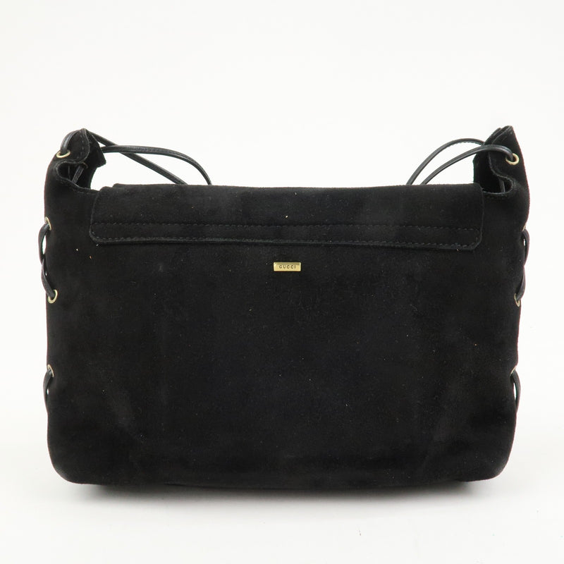 Gucci Suede Leather Heart Shoulder