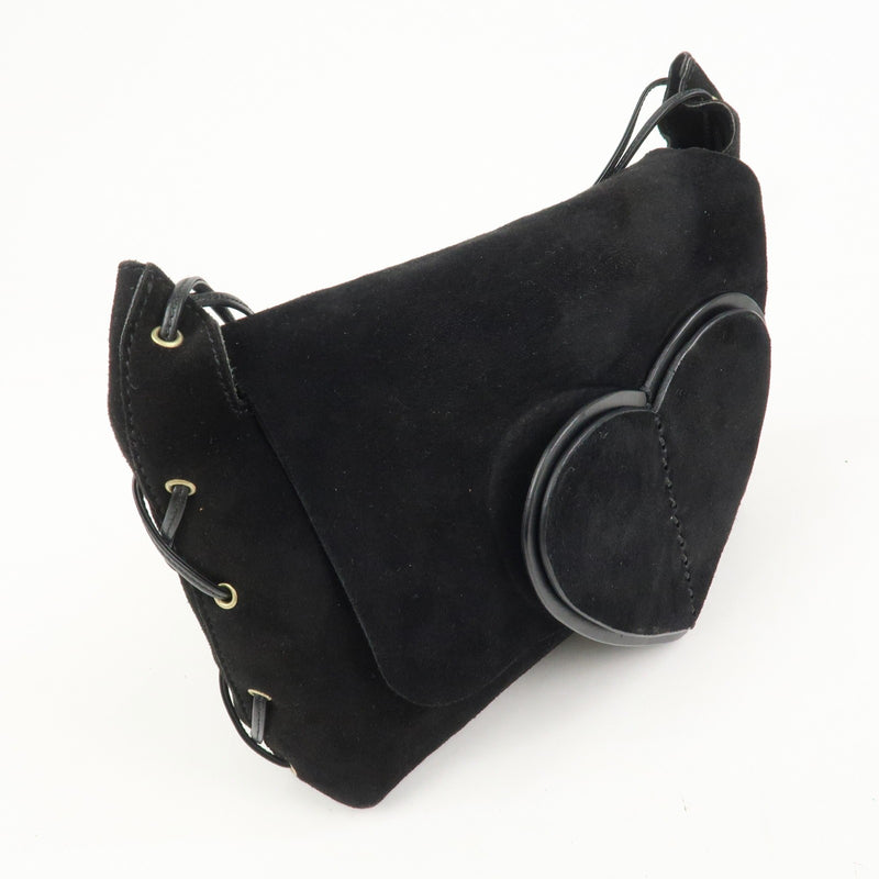 Gucci Suede Leather Heart Shoulder