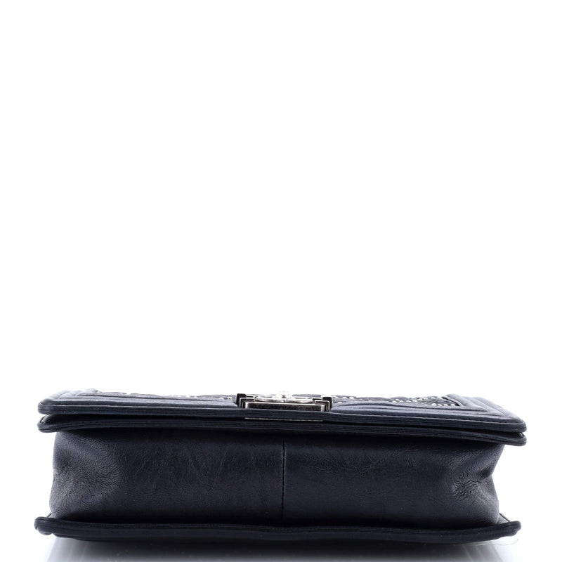 Chanel Boy Flap Bag Studded Quilted