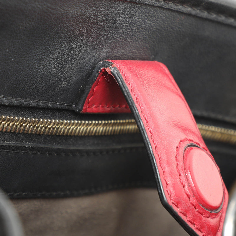Fendi Black/Brown Zucca Leather Small