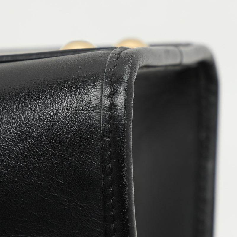 Fendi Black/Brown Zucca Leather Small