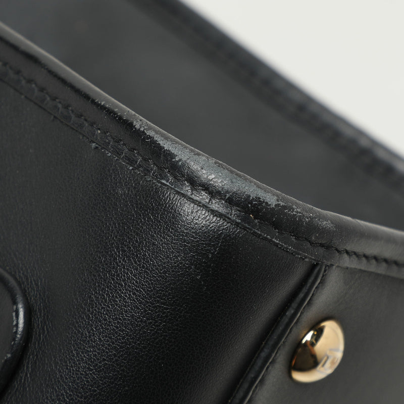 Fendi Black/Brown Zucca Leather Small