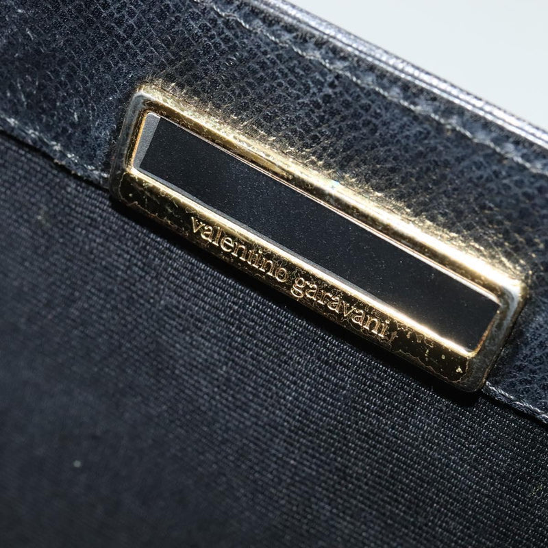 Valentino Hand Bag Leather 2Way Black