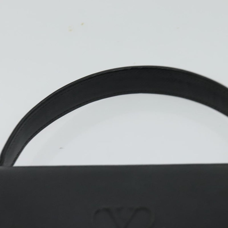 Valentino Hand Bag Leather 2Way Black