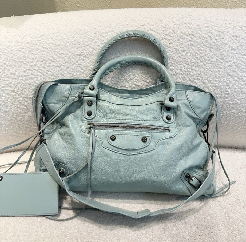 Balanciaga City Bag Rare Mint Green