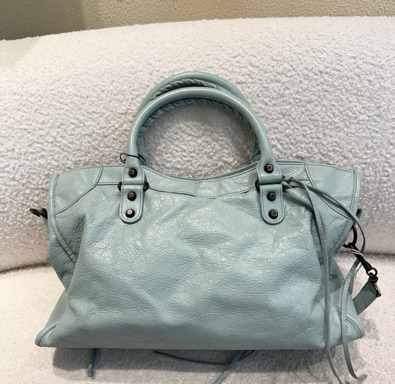 Balanciaga City Bag Rare Mint Green