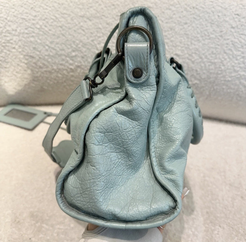 Balanciaga City Bag Rare Mint Green