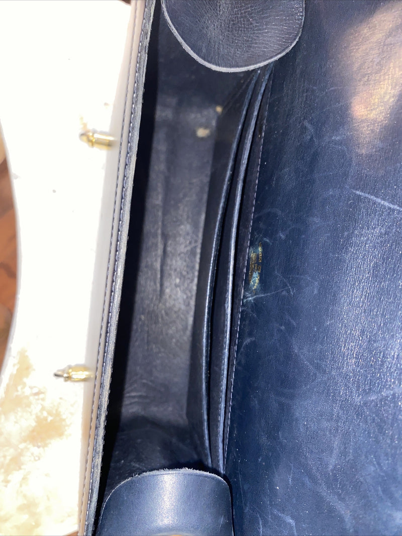 Rare Gucci Bamboo Web Lunch Box Handbag