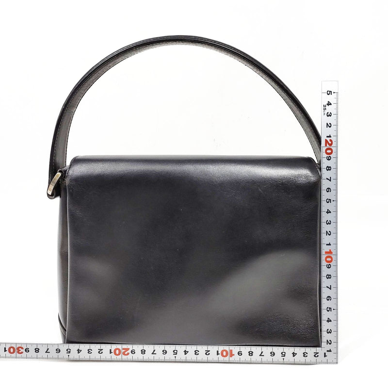 Vintage Gucci Hand Bag Black Leather