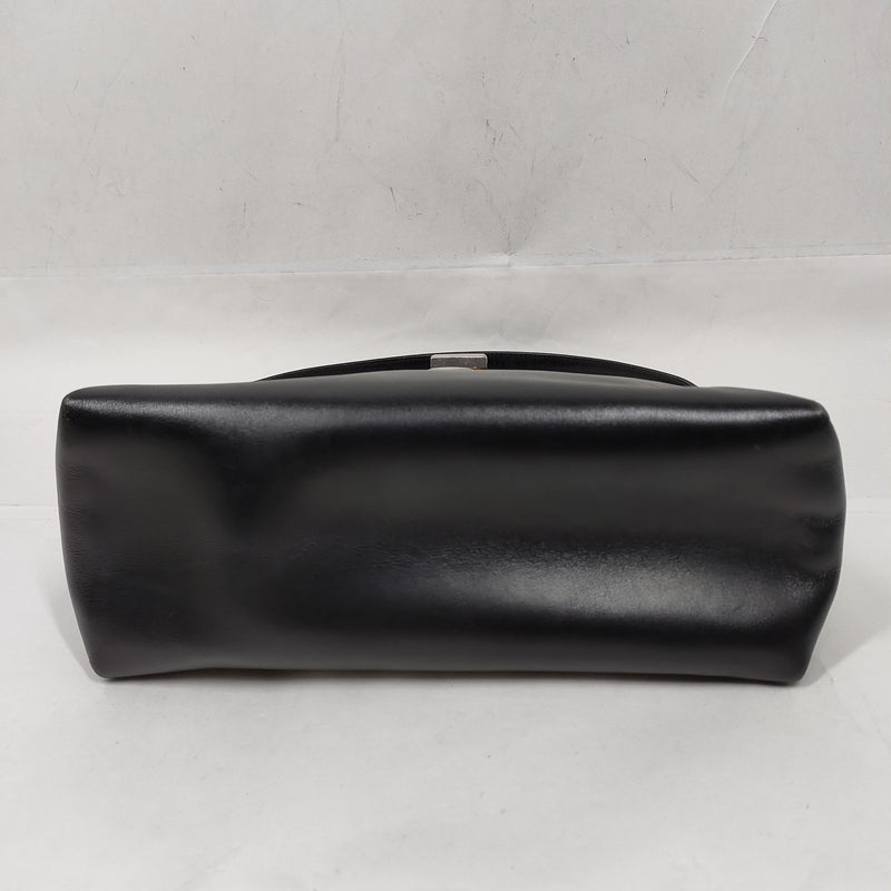 Vintage Gucci Hand Bag Black Leather