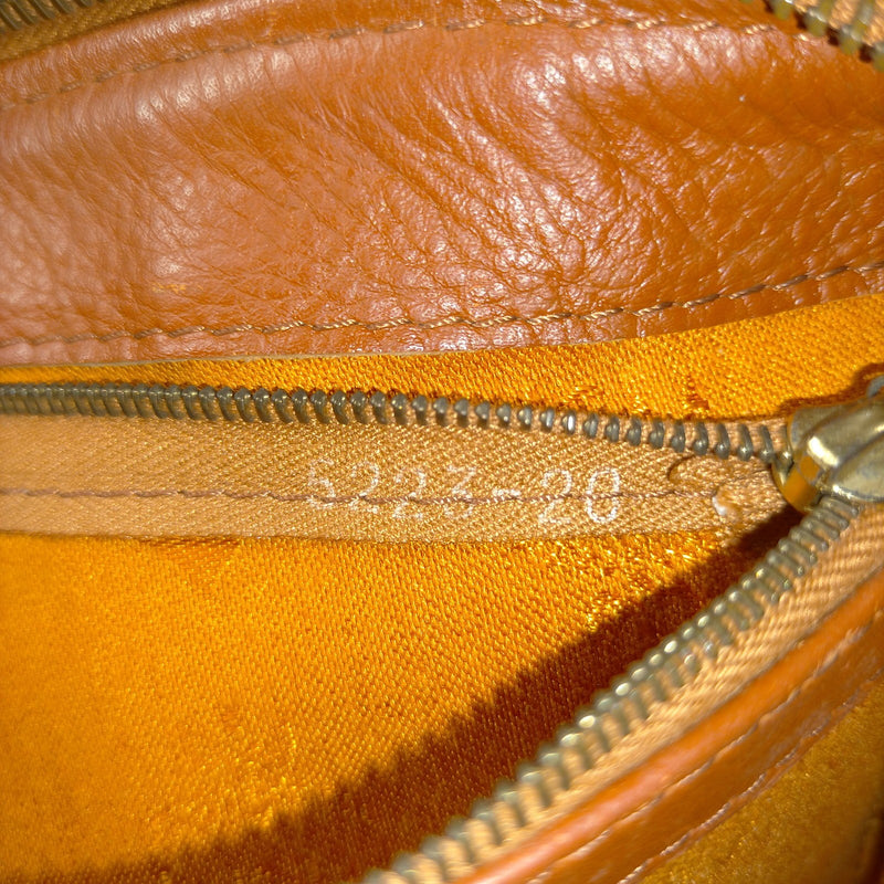 Mcm Hand Bag Brown Pvc