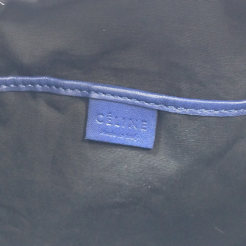 Celine Hand Bag Blue Leather