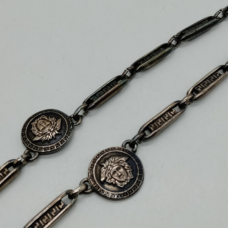 Versace Necklace Silver