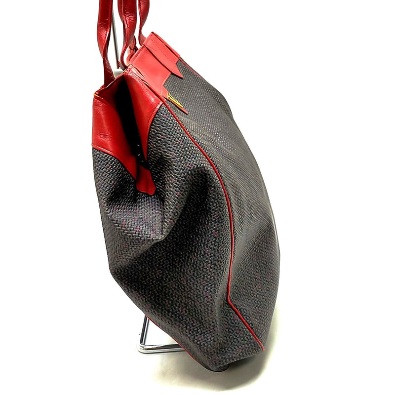 Yves Saint Laurent Tote Bag Gray Pvc