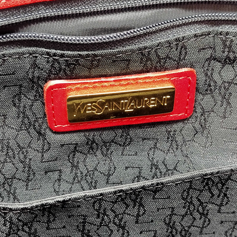 Yves Saint Laurent Tote Bag Gray Pvc