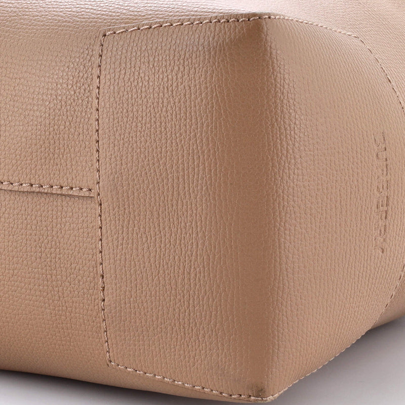 Burberry Tb Logo Tote Leather Medium