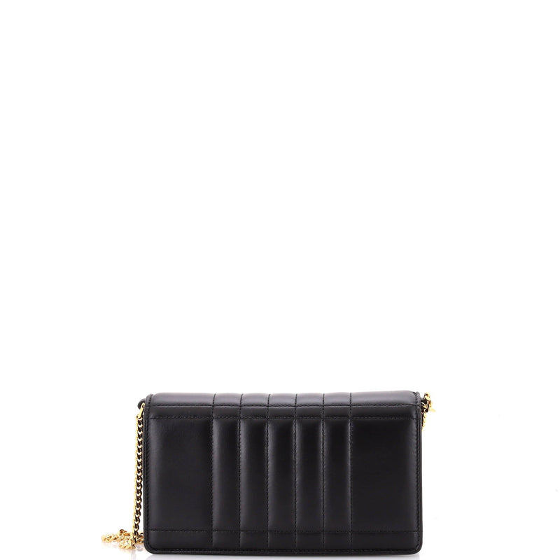 Burberry Lola Clutch On Chain Quilted