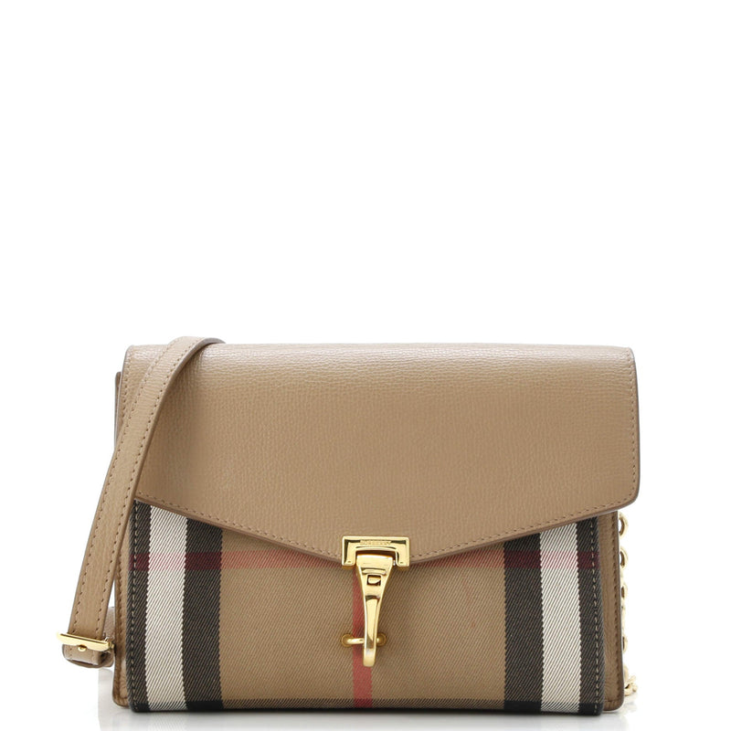 Burberry Macken Crossbody Bag Leather
