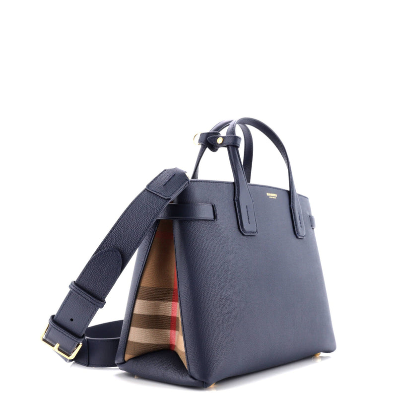Burberry Banner Tote Leather Medium