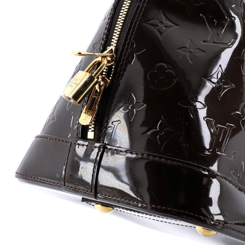 Louis Vuitton Alma Handbag Vernis Gm