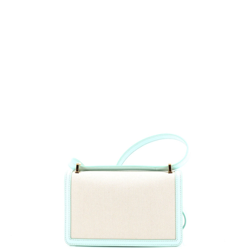 Burberry Tb Flap Bag Canvas Small