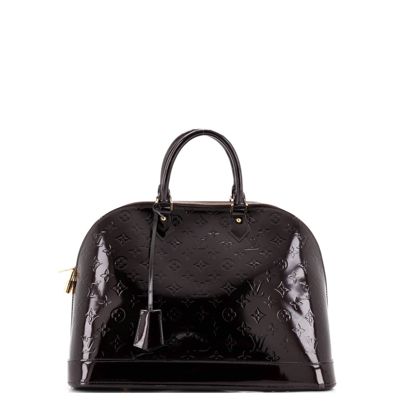 Louis Vuitton Alma Handbag Vernis Gm