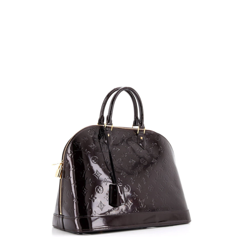Louis Vuitton Alma Handbag Vernis Gm
