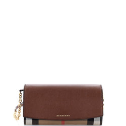 Burberry Henley Wallet On Chain Leather