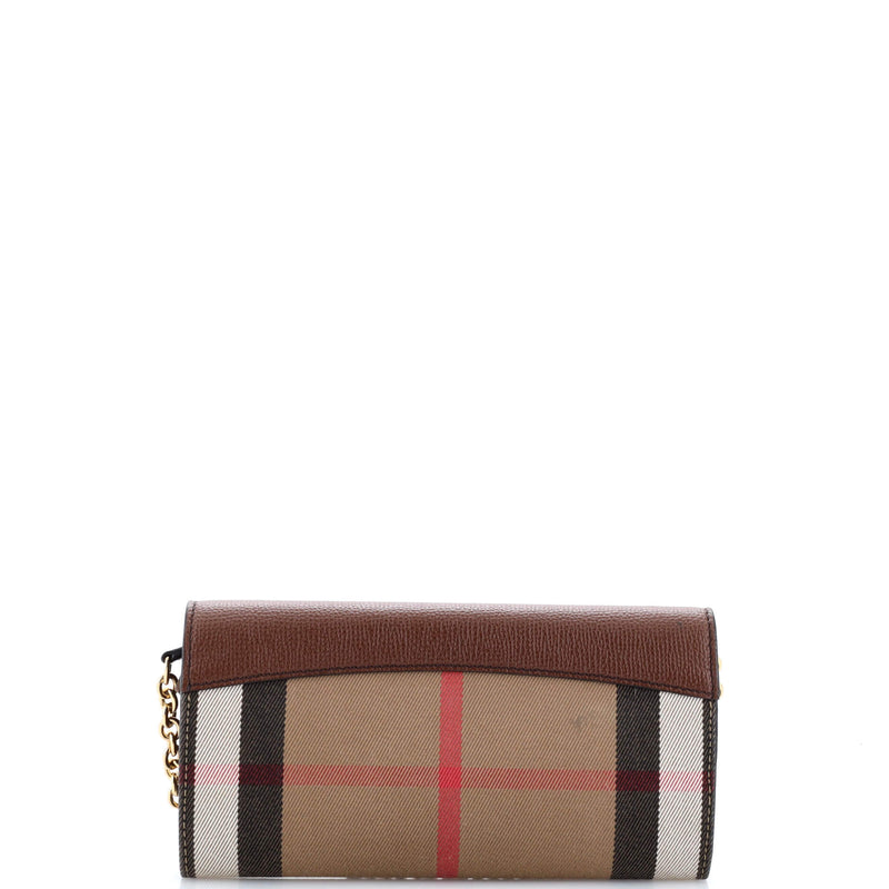 Burberry Henley Wallet On Chain Leather