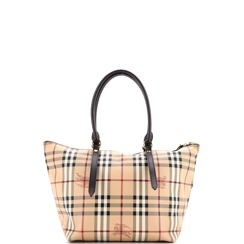 Burberry Salisbury Tote Haymarket Coated