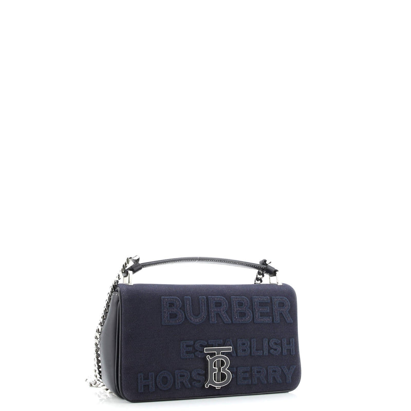 Burberry Lola Shoulder Bag Canvas Small