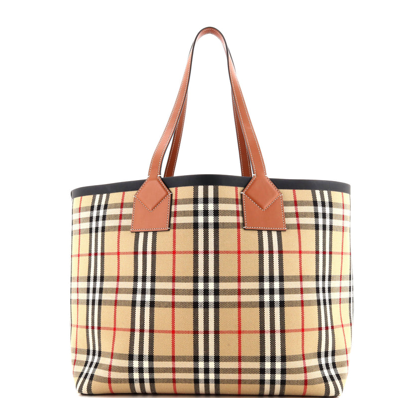 Burberry London Tote Vintage Check