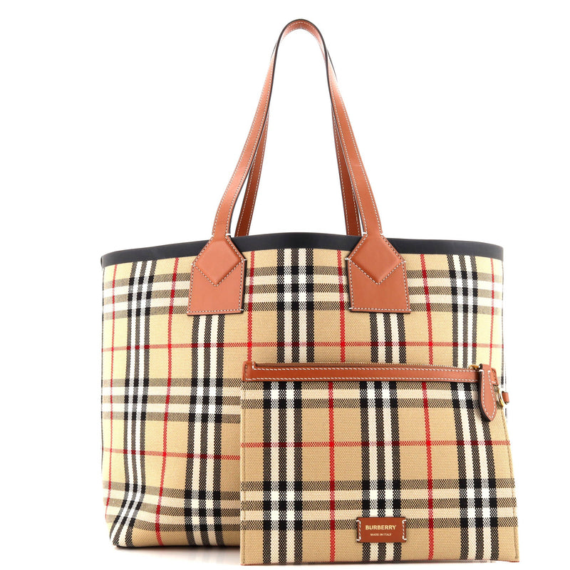 Burberry London Tote Vintage Check