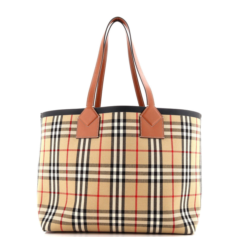 Burberry London Tote Vintage Check