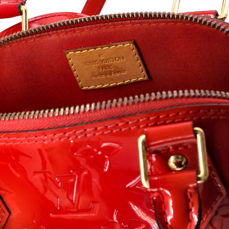 Louis Vuitton Alma Handbag Vernis Bb