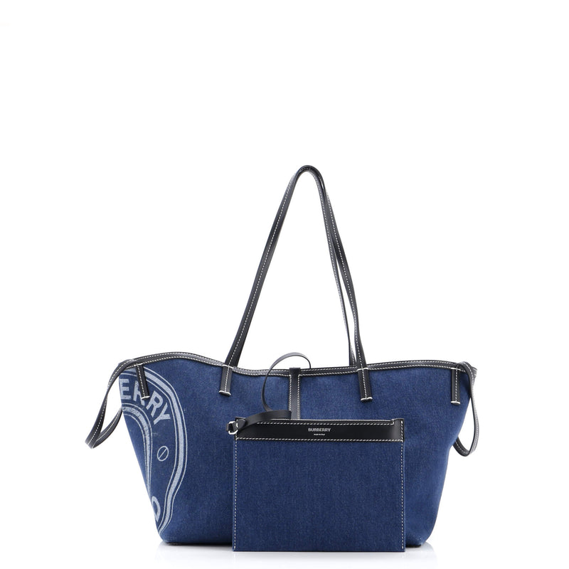 Burberry Beach Tote Denim Mini