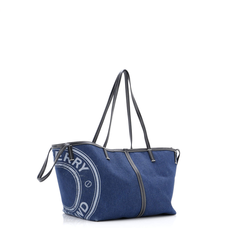 Burberry Beach Tote Denim Mini