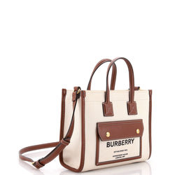 Burberry Freya Shopping Tote Canvas With