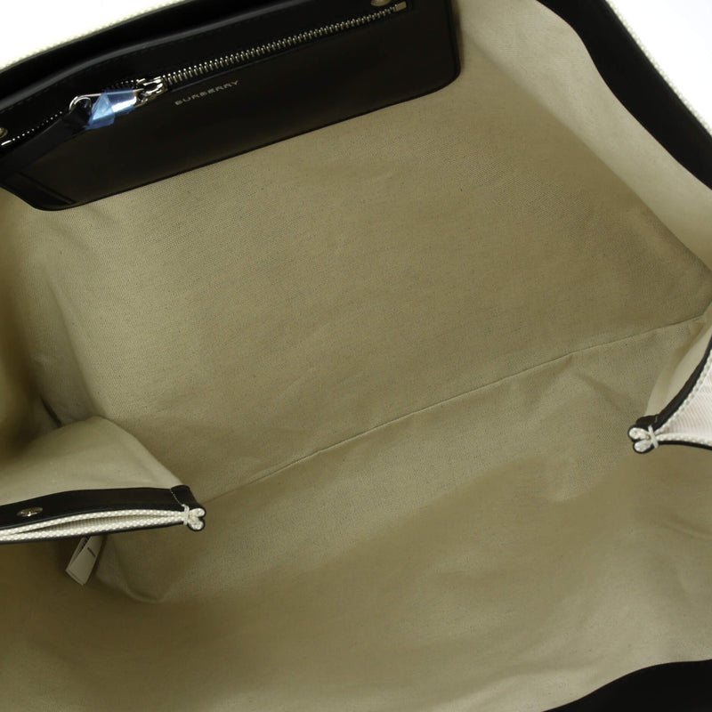 Burberry Lewes Logo Tote Canvas Xl