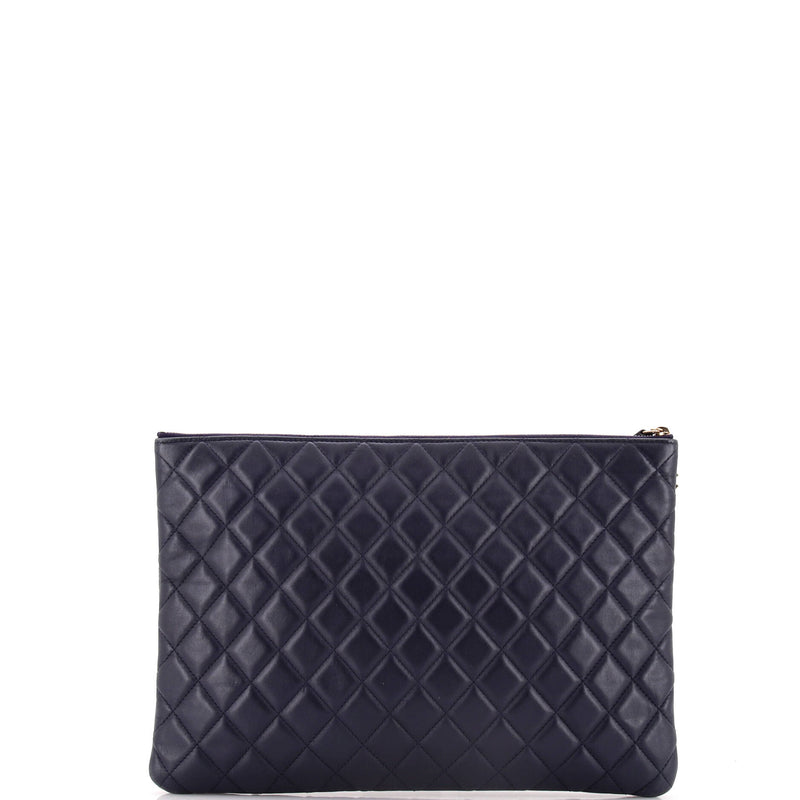 Chanel Cc Casino O Case Clutch Quilted