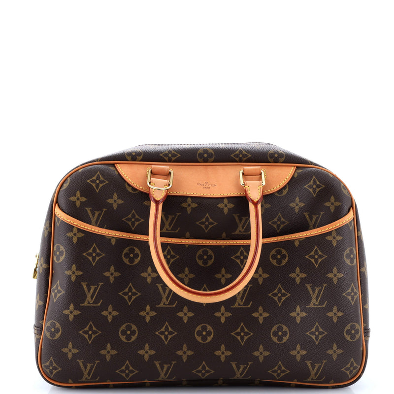 Louis Vuitton Deauville Handbag Canvas