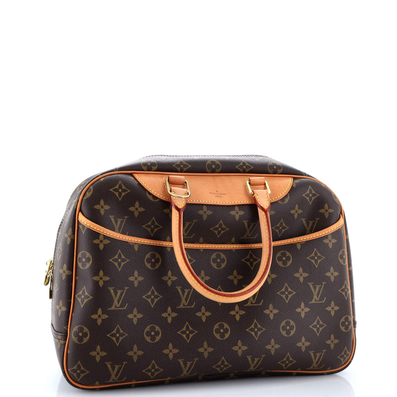 Louis Vuitton Deauville Handbag Canvas