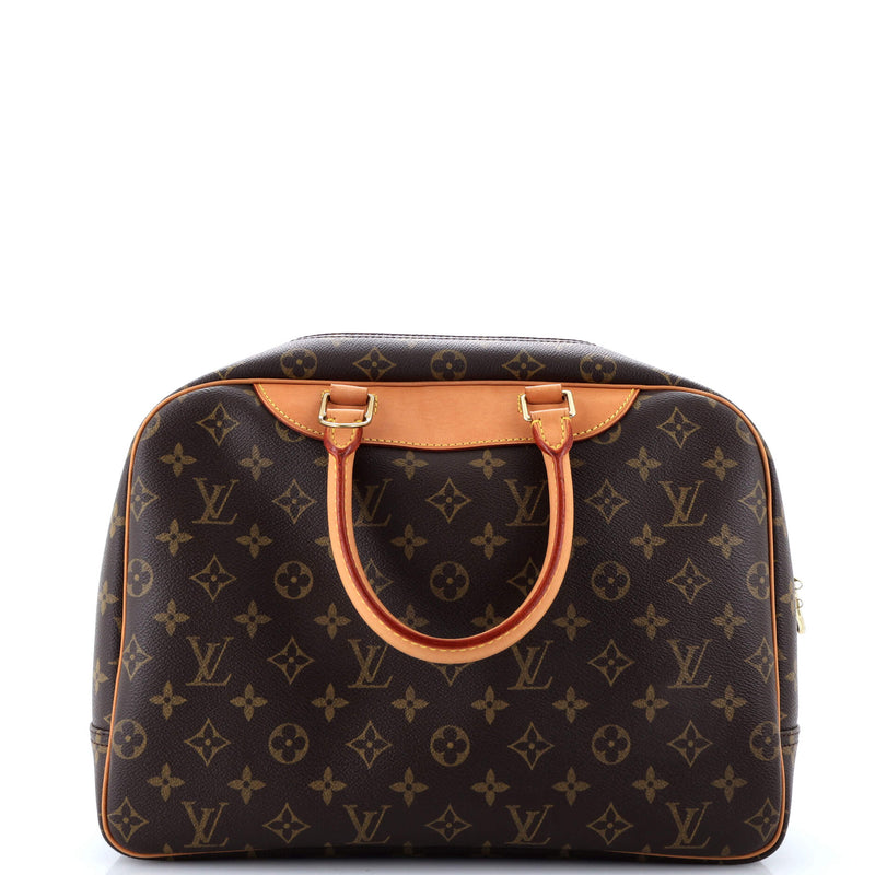 Louis Vuitton Deauville Handbag Canvas