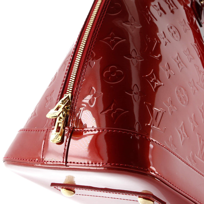 Louis Vuitton Alma Handbag Vernis Gm