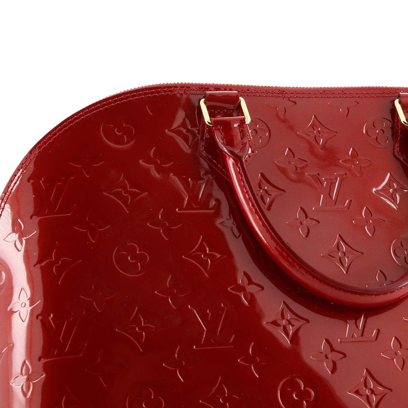 Louis Vuitton Alma Handbag Vernis Gm