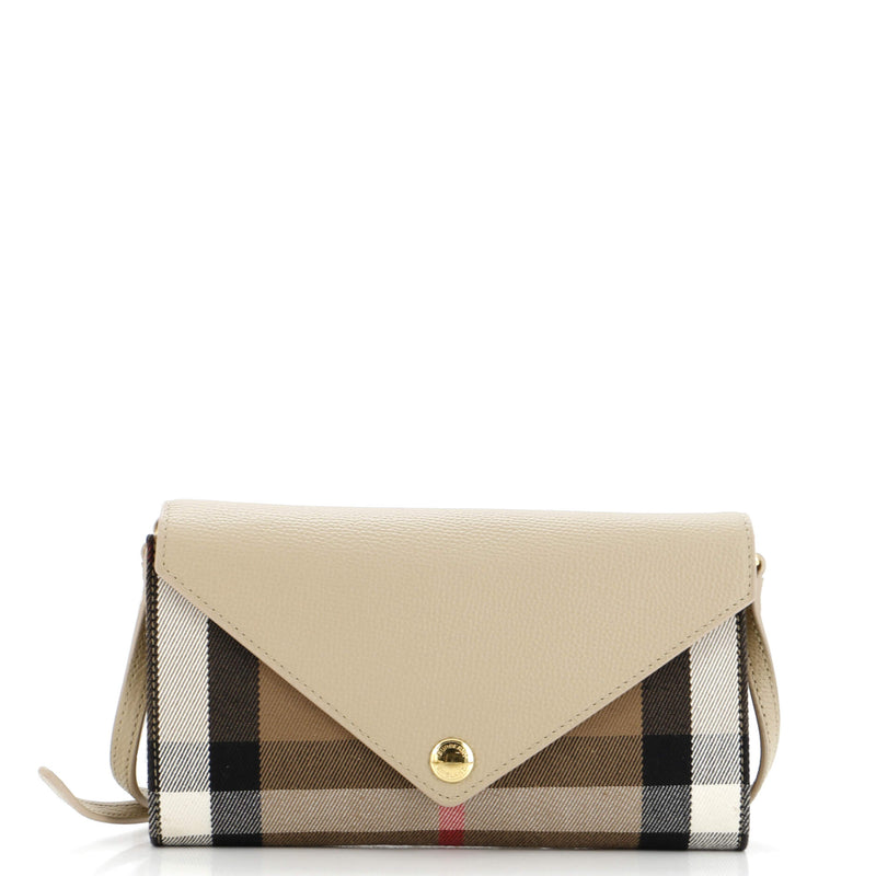 Burberry Hannah Envelope Wallet On Strap