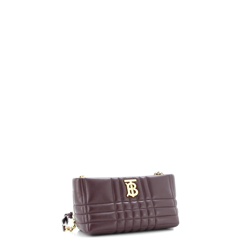 Burberry Lola Zip Shoulder Bag Quilted