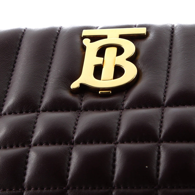 Burberry Lola Zip Shoulder Bag Quilted